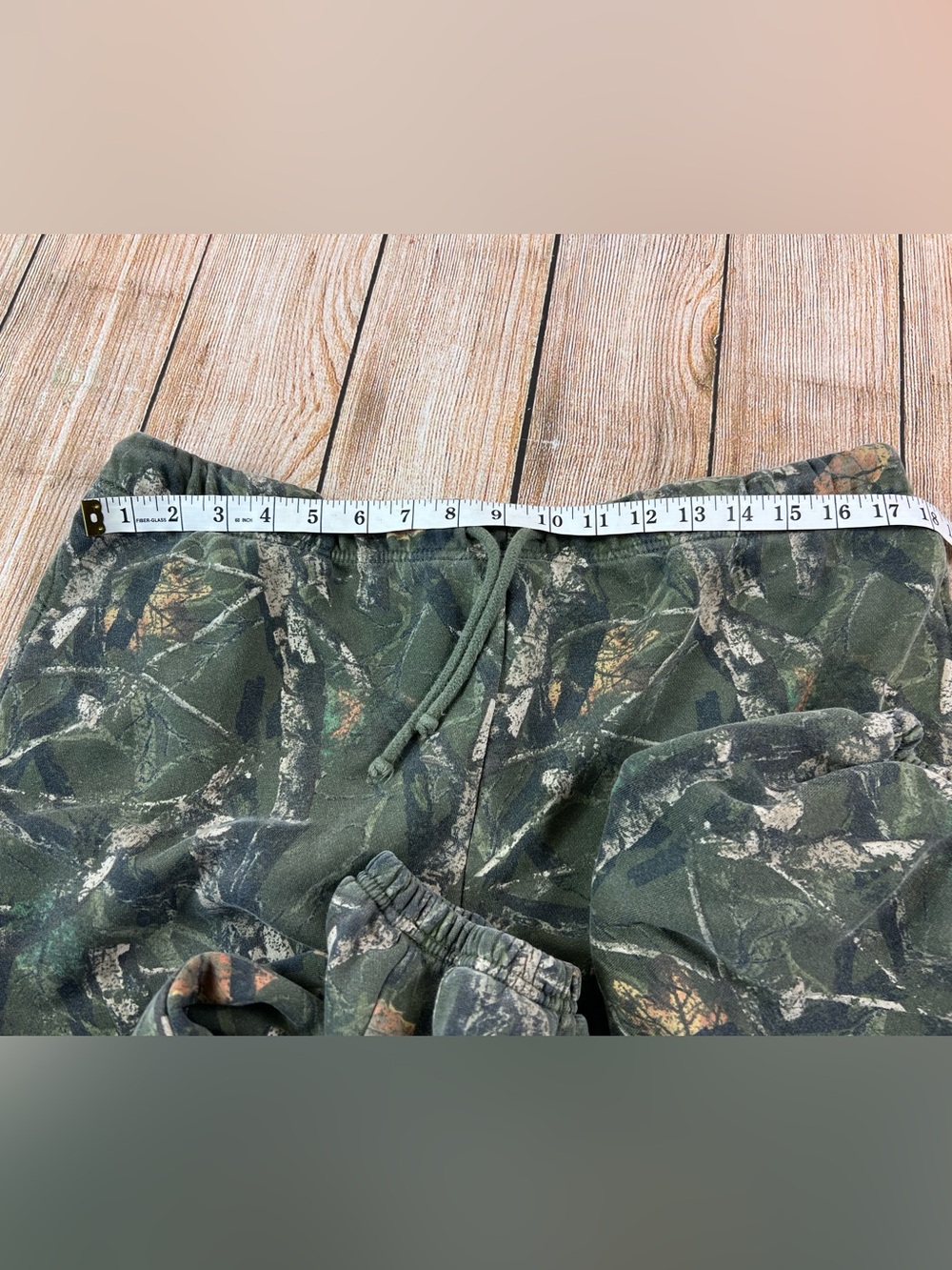 Mens No Boundaries Camo Sweat Jogger Pants Drawstring Pockets Stretch Large - Picture 4 of 7